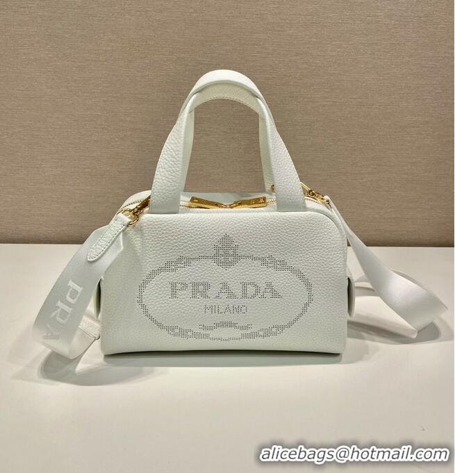 Luxurious Grade Prada leather tote bag 1DH770 white