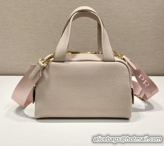 Famous Brand Prada leather tote bag 1DH770 light pink