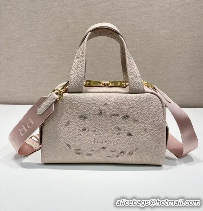 Famous Brand Prada leather tote bag 1DH770 light pink