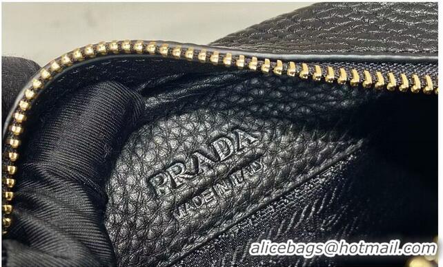 Reasonable Price Prada Leather bag with shoulder strap 1DH781 black