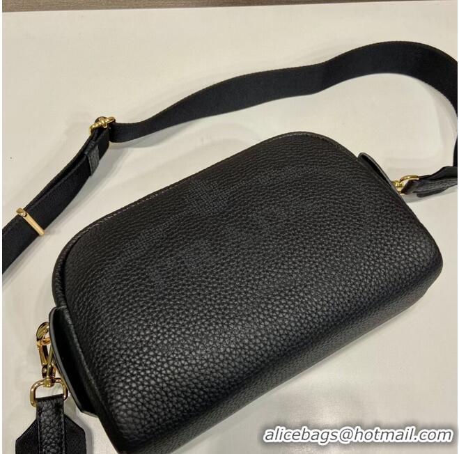 Reasonable Price Prada Leather bag with shoulder strap 1DH781 black