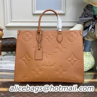 Grade Design Louis Vuitton Original Leather ONTHEGO GM M46134 Brown