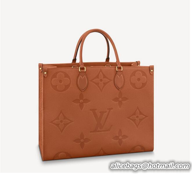 Grade Design Louis Vuitton Original Leather ONTHEGO GM M46134 Brown