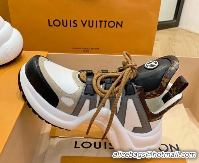 Top Grade Louis Vuitton LV Archlight Sneakers in Velvety Suede 1AAOX5