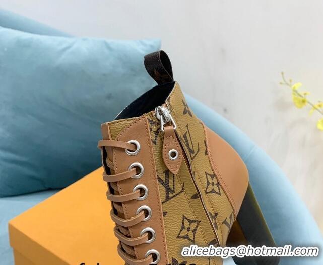 Most Popular Louis Vuitton Star Trail Ankle Boots Monogram Reverse Canvas 090954