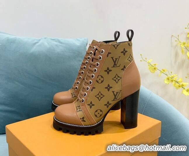 Most Popular Louis Vuitton Star Trail Ankle Boots Monogram Reverse Canvas 090954