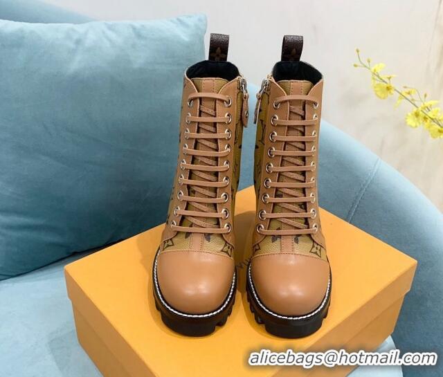 Most Popular Louis Vuitton Star Trail Ankle Boots Monogram Reverse Canvas 090954