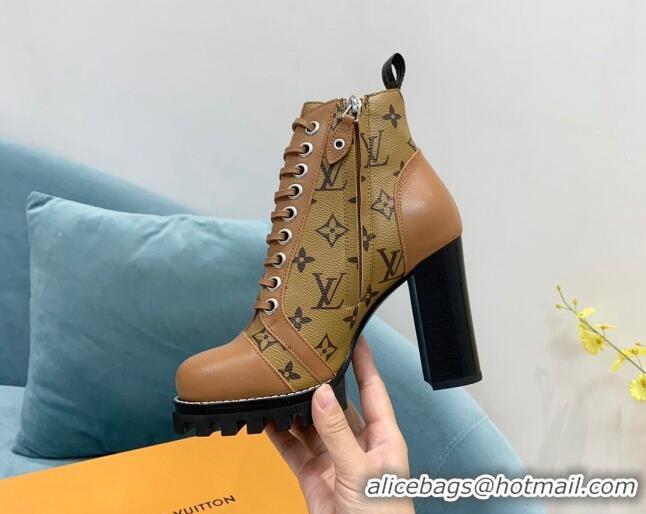 Most Popular Louis Vuitton Star Trail Ankle Boots Monogram Reverse Canvas 090954