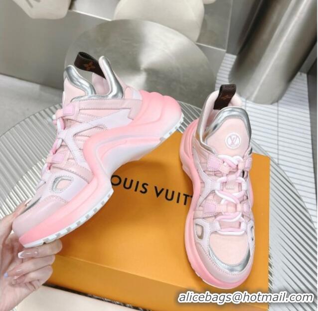 Cheap Price Louis Vuitton LV Archlight Sneakers Pink/Silver 1AACM2