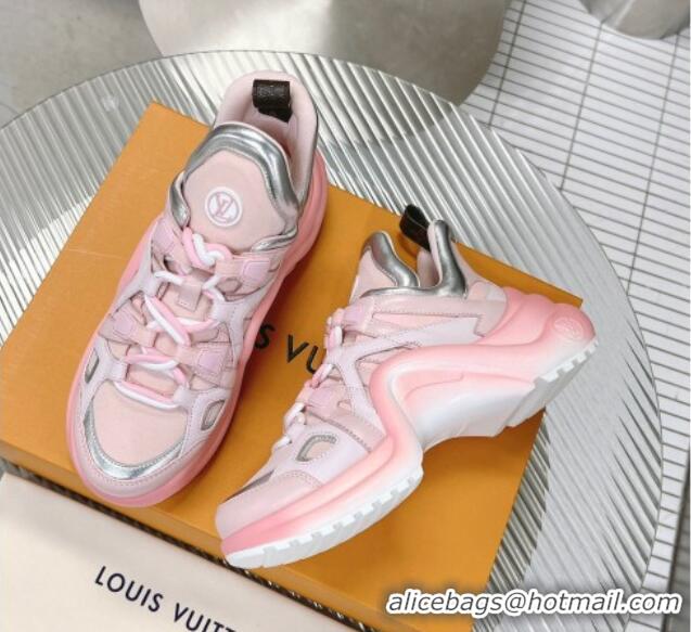 Cheap Price Louis Vuitton LV Archlight Sneakers Pink/Silver 1AACM2