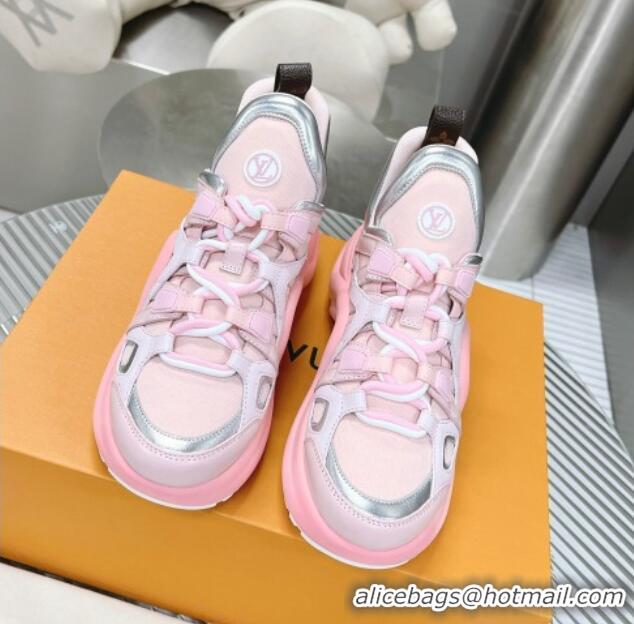 Cheap Price Louis Vuitton LV Archlight Sneakers Pink/Silver 1AACM2