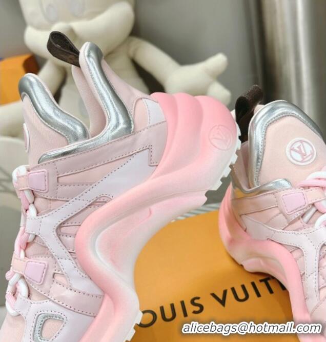 Cheap Price Louis Vuitton LV Archlight Sneakers Pink/Silver 1AACM2