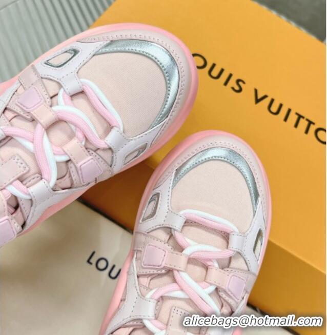 Cheap Price Louis Vuitton LV Archlight Sneakers Pink/Silver 1AACM2