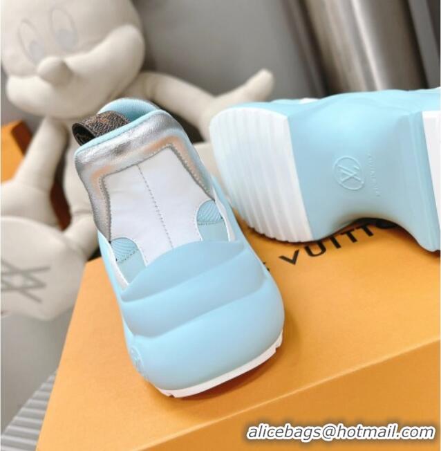 1:1 aaaaa Louis Vuitton LV Archlight Sneakers 1AACM2 Light Blue/Silver