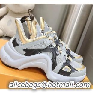 Best Price Louis Vuitton LV Archlight Sneakers Light 1AACM2 Grey/Gold