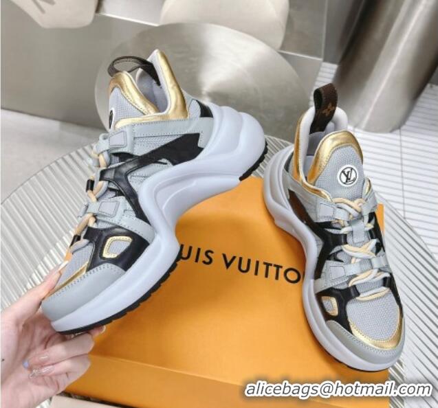 Best Price Louis Vuitton LV Archlight Sneakers Light 1AACM2 Grey/Gold