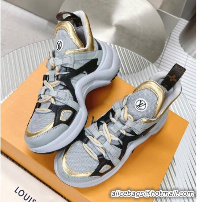 Best Price Louis Vuitton LV Archlight Sneakers Light 1AACM2 Grey/Gold