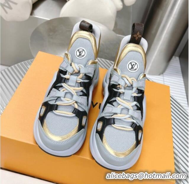 Best Price Louis Vuitton LV Archlight Sneakers Light 1AACM2 Grey/Gold