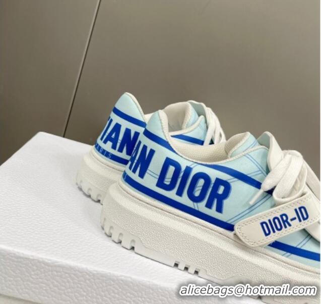 Best Price Dior Dior-ID Sneakers in Blue Gradient and Reflective Technical Fabric 2052646