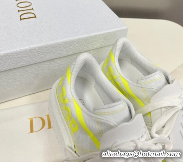 Stylish Dior Dior-ID Sneakers in White Reflective Technical Fabric 2052647