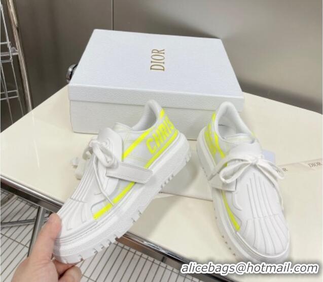 Stylish Dior Dior-ID Sneakers in White Reflective Technical Fabric 2052647