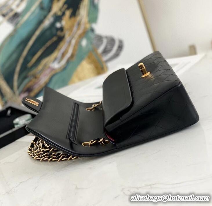 Top Quality Chanel Original Leather Flap Bag A35203 Black/Gold