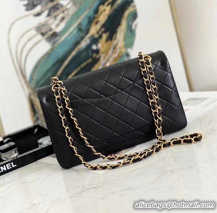 Top Quality Chanel Original Leather Flap Bag A35203 Black/Gold