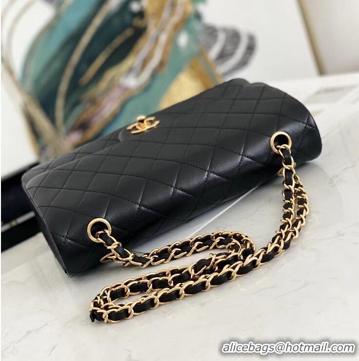 Top Quality Chanel Original Leather Flap Bag A35203 Black/Gold