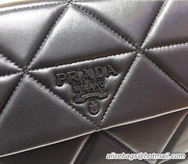 Pretty Style Prada Large Nappa Leather Prada Spectrum Bag 1BD231 Black 2022