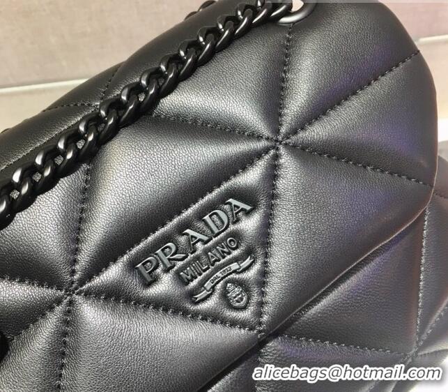 Famous Brand Prada Small Nappa Leather Prada Spectrum Bag 1BD232 Black 2022