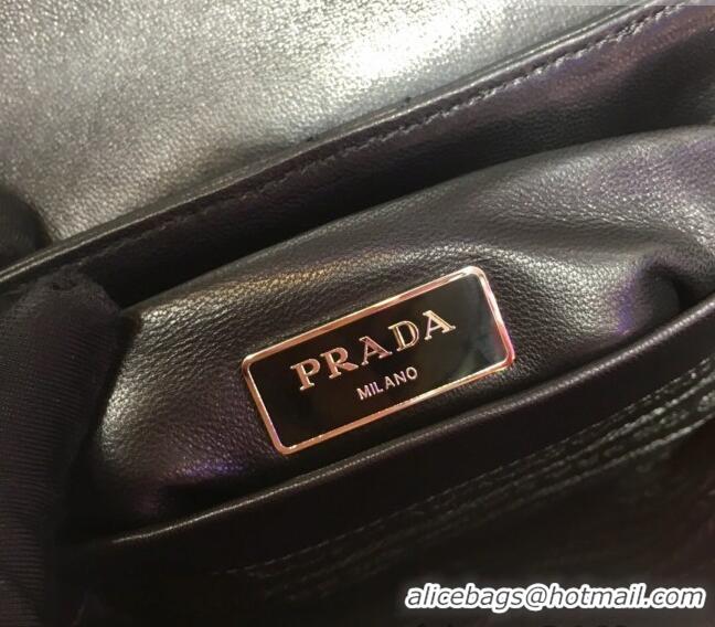 Famous Brand Prada Small Nappa Leather Prada Spectrum Bag 1BD232 Black 2022