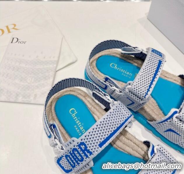 Best Product Dior DiorAct Sneakers in Technical Mesh and Rubber Bright Blue 070201