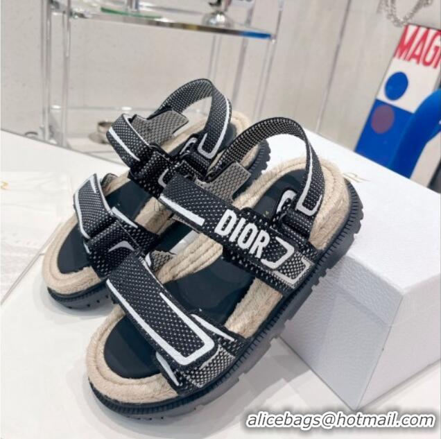 Sumptuous Dior DiorAct Sneakers in Technical Mesh and Rubber Black 070204