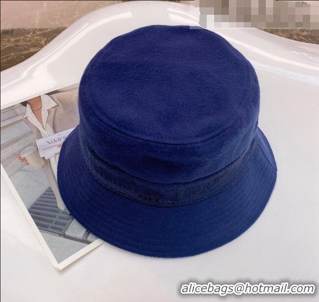 Best Price Dior Reverse Bucket Hat 092409 Blue 2022