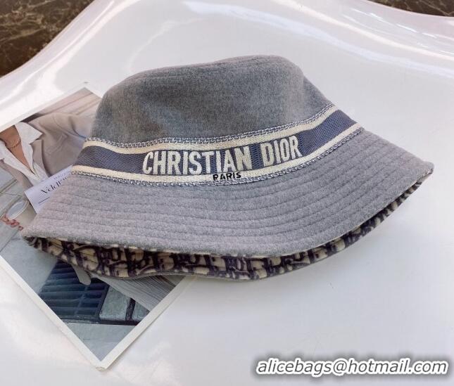 Reasonable Price Dior Reverse Bucket Hat 092409 Grey 2022