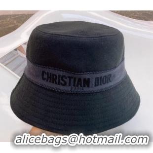 Top Quality Dior Reverse Bucket Hat 092409 Black 2022