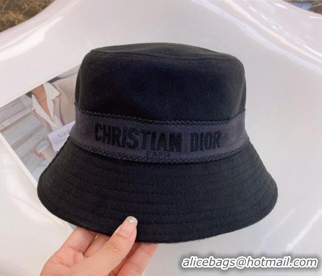 Top Quality Dior Reverse Bucket Hat 092409 Black 2022