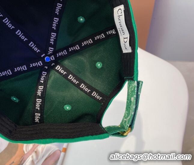 Famous Brand Dior Reverse Baseball Hat 092413 Green 2022