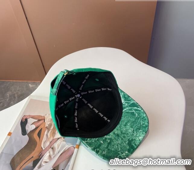 Famous Brand Dior Reverse Baseball Hat 092413 Green 2022