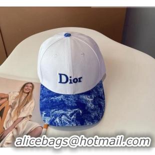 Well Crafted Dior Reverse Baseball Hat 092413 Blue 2022