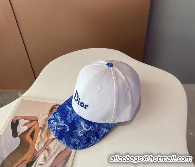 Well Crafted Dior Reverse Baseball Hat 092413 Blue 2022