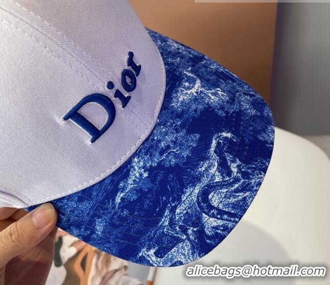 Well Crafted Dior Reverse Baseball Hat 092413 Blue 2022