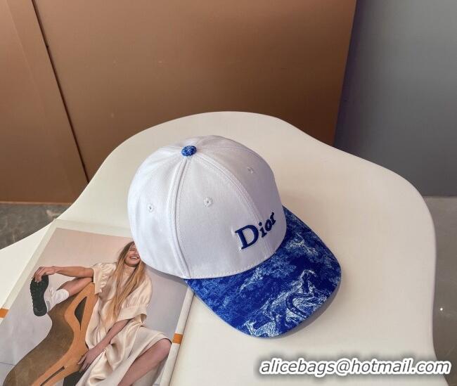 Well Crafted Dior Reverse Baseball Hat 092413 Blue 2022