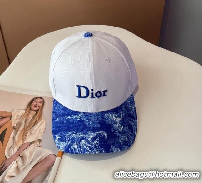 Well Crafted Dior Reverse Baseball Hat 092413 Blue 2022