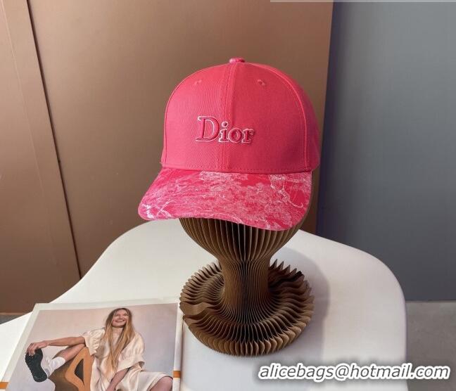 Affordable Price Dior Reverse Baseball Hat 092413 Pink 2022