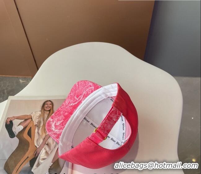 Affordable Price Dior Reverse Baseball Hat 092413 Pink 2022