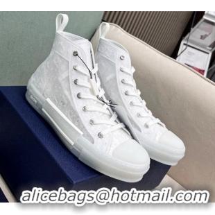 Good Looking Dior Walk'n'Dior High-top Sneakers in Oblique Mesh White 072026