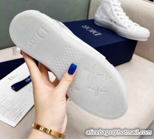 Good Looking Dior Walk'n'Dior High-top Sneakers in Oblique Mesh White 072026