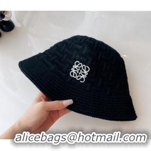 New Product Loewe Knit Hat 081826 Black 2022