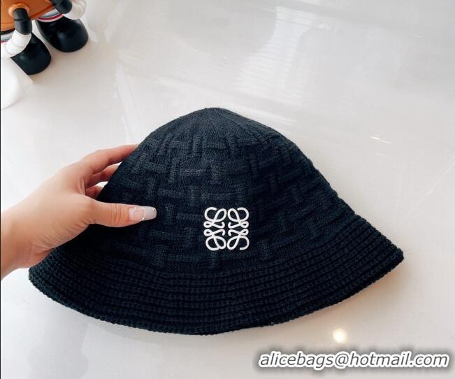 New Product Loewe Knit Hat 081826 Black 2022